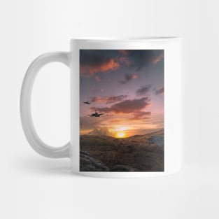 Sunset Jets Mug